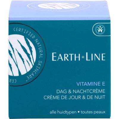 Vitamine E dag & nacht crème van Earth Line, 1x 50ml